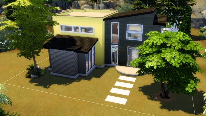 Sims 4 Yellow Creek Modern house by iSandor at Mod The Sims