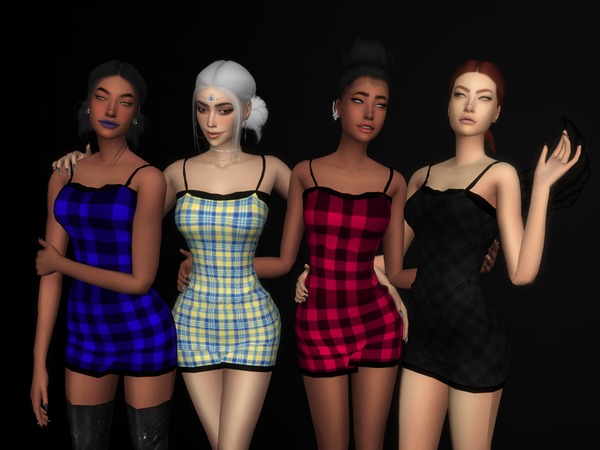 Sims 4 Dress v1 by Viy Sims at TSR
