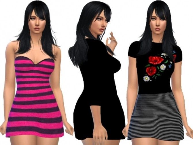 Sims 4 Outfit in 10 different colors at Louisa Creations4Sims