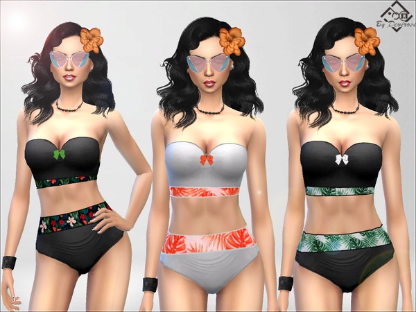 Sims 4 Summer 2018 Bikini by Devirose at TSR
