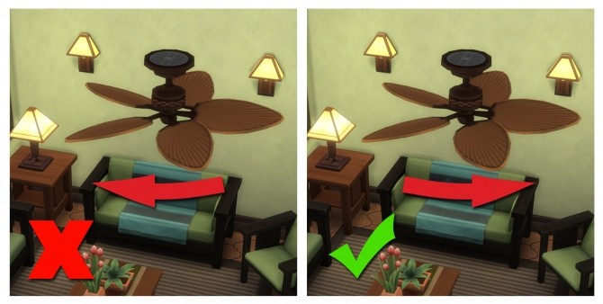 Sims 4 Fan Rotation Fix and Recat by Menaceman44 at Mod The Sims