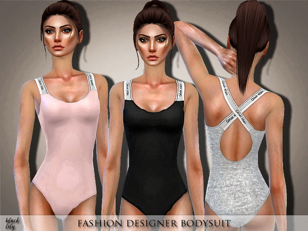 Sims 4 Fashion Designer Bodysuit by Black Lily at TSR