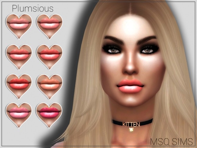 Sims 4 Plumsious Lip Gloss at MSQ Sims