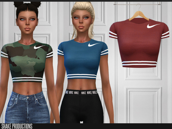 Sims 4 164 Top by ShakeProductions at TSR