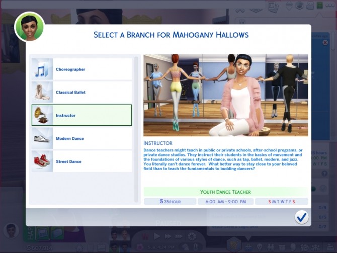 Sims 4 Ultimate Dancer Career by asiashamecca at Mod The Sims