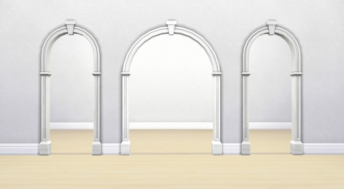 Sims 4 White Doors & Arches at SimPlistic