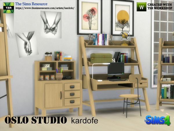 Sims 4 Oslo Studio by kardofe at TSR