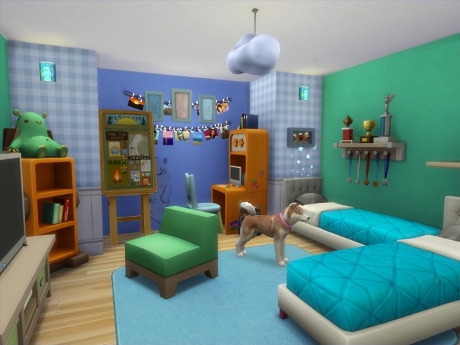Sims 4 Seasons Creek House No CC by Lenabubbles82 at Mod The Sims