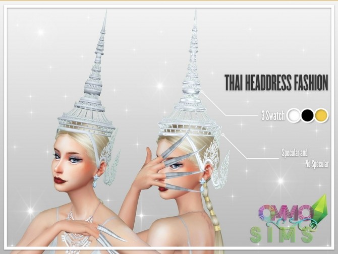 Sims 4 Thai Headdress Fashion at Ommo Sims