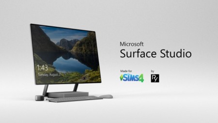 Surface Studio with Accessories by RyotMan at Mod The Sims