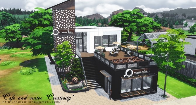 Sims 4 Cafe and center Creativity at Helga Tisha