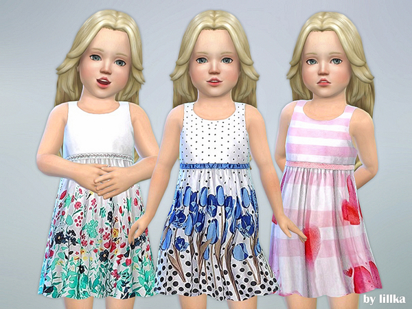 Toddler Dresses Collection P70 by lillka at TSR » Sims 4 Updates