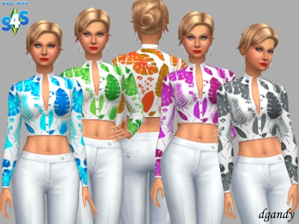 Sims 4 Top Ellie by dgandy at TSR