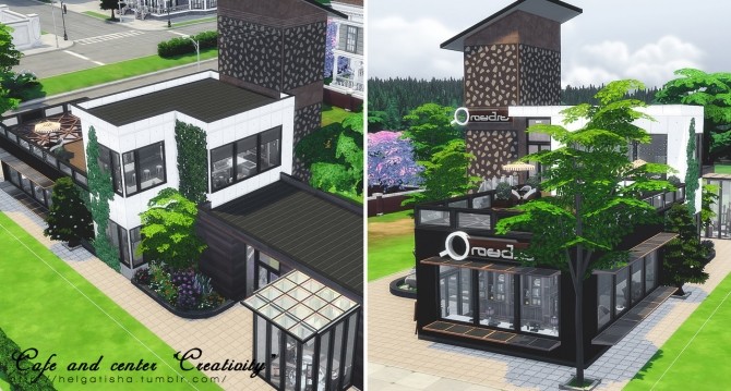 Cafe and center Creativity at Helga Tisha » Sims 4 Updates