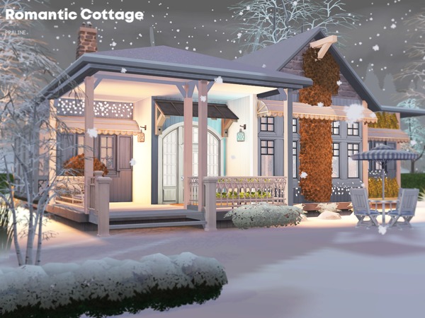 Sims 4 Romantic Cottage by Pralinesims at TSR