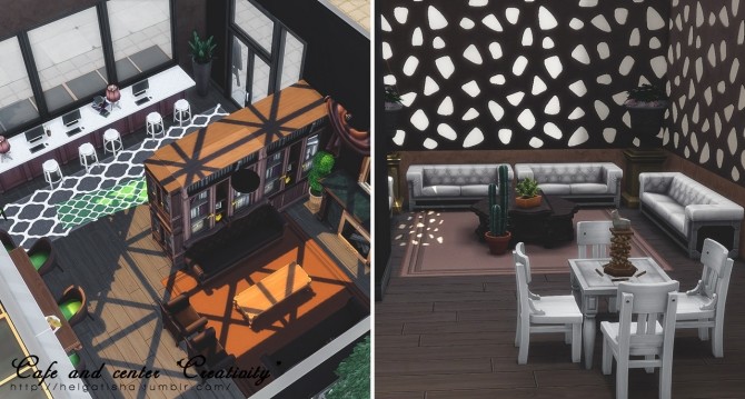 Sims 4 Cafe and center Creativity at Helga Tisha