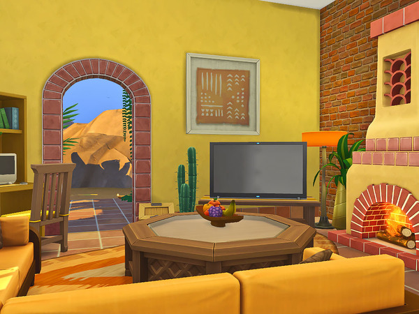Sims 4 Tiny Desert House Nocc by sharon337 at TSR