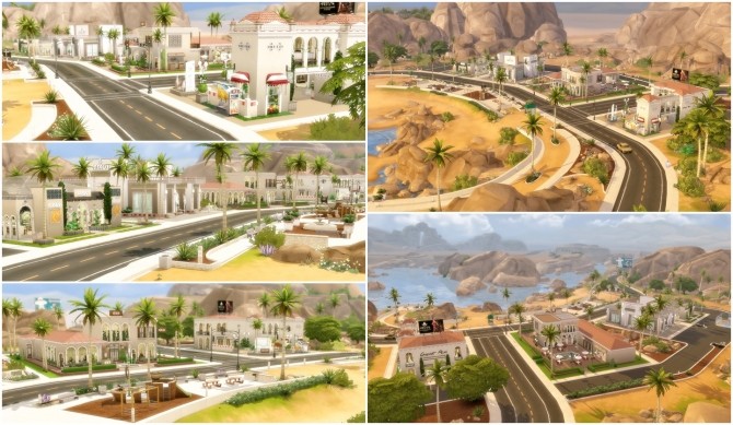 Sims 4 Oasis Springs Makeover at Via Sims
