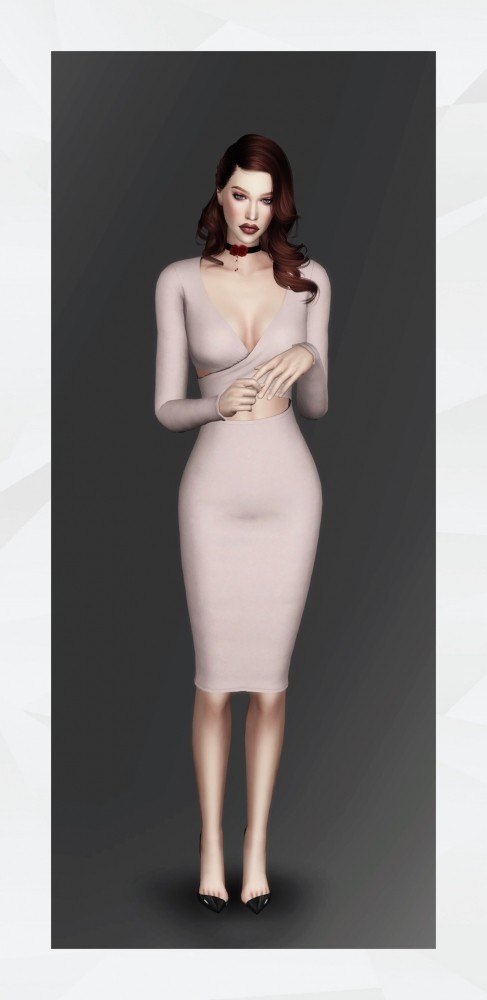 Sims 4 Bodycon Bandage Dress at Gorilla