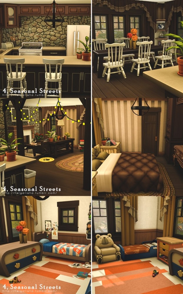 Sims 4 Seasonal Street home at Helga Tisha