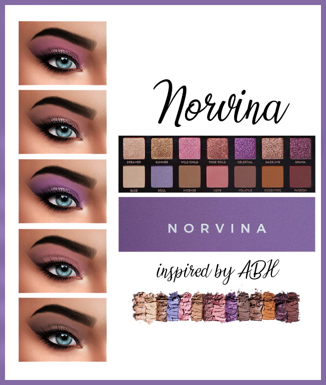 Sims 4 PRISMA EYES + NORVINA PALETTE (P) at FROST SIMS 4