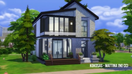 Mattina No CC Modern Home by Kokosas at Mod The Sims