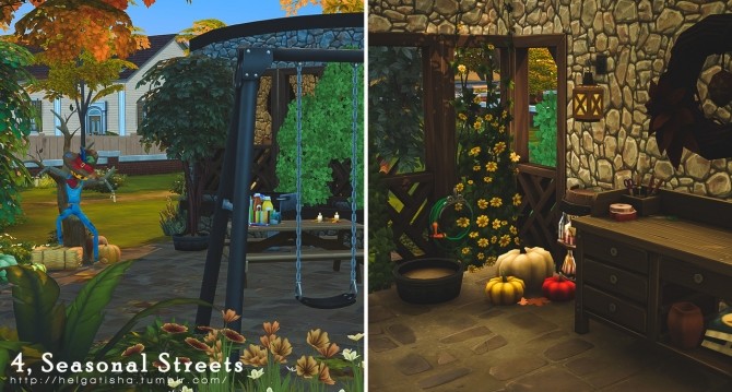 Sims 4 Seasonal Street home at Helga Tisha
