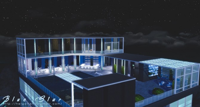 Sims 4 Blue Star house at Helga Tisha