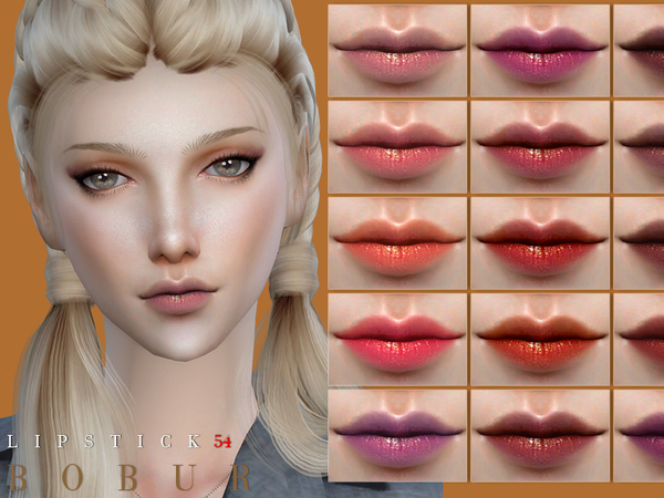 Sims 4 Lipstick 54 by Bobur3 at TSR