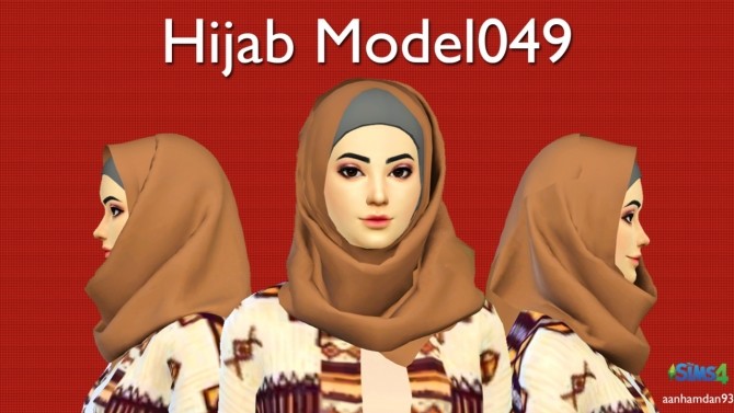 Sims 4 Hijab Model049 & Nana Collections With Happy Sweety Pose at Aan Hamdan Simmer93
