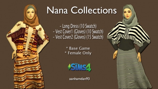 Sims 4 Hijab Model049 & Nana Collections With Happy Sweety Pose at Aan Hamdan Simmer93