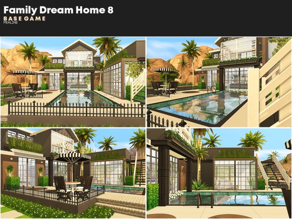 Sims 4 Family Dream Home 8 by Pralinesims at TSR