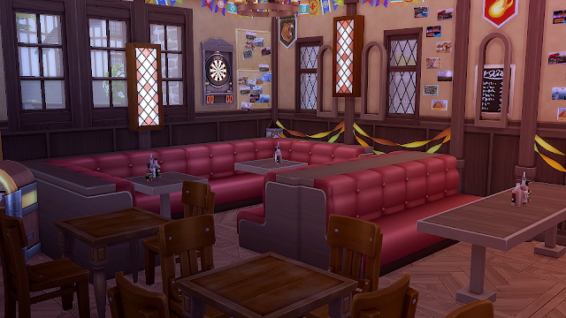 Sims 4 Old Town Pub at Akai Sims – kaibellvert
