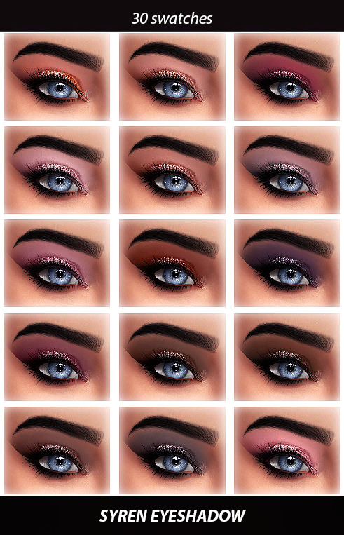 Sims 4 SYREN EYESHADOW at FROST SIMS 4