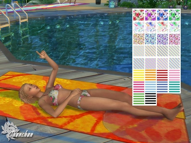 Sims 4 Swimsuit set by Chanchan24 at Sims Artists