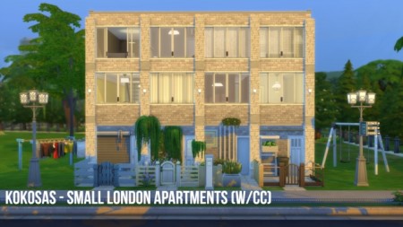 Small London Apartments (With CC) by Kokosas at Mod The Sims
