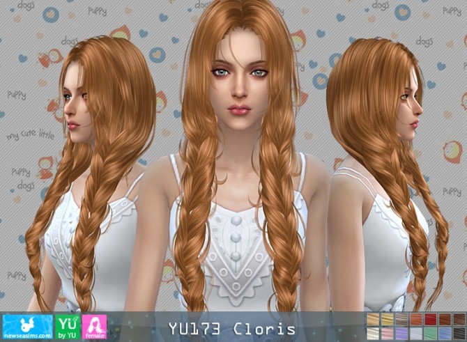 Sims 4 YU173 Clovis hair (P) at Newsea Sims 4