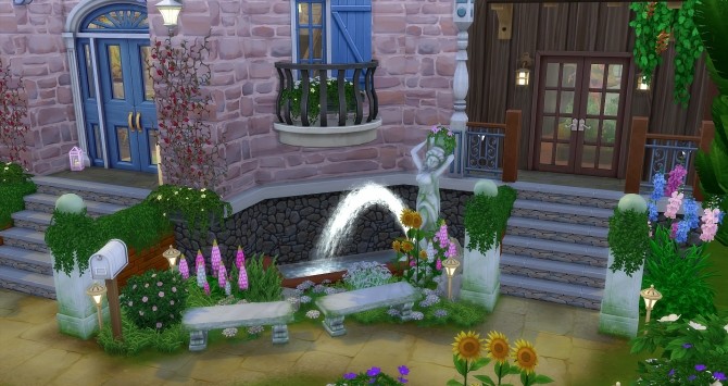 Sims 4 Elven Castle by Angerouge at Studio Sims Creation