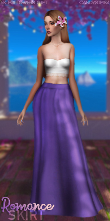 Sims 4 ROMANCE SKIRT at Candy Sims 4