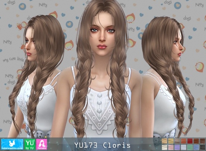 Sims 4 YU173 Clovis hair (P) at Newsea Sims 4