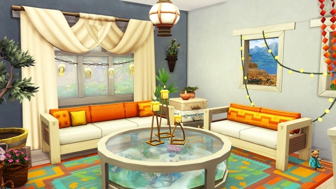 Sims 4 Cute Summery Beach House at Aveline Sims