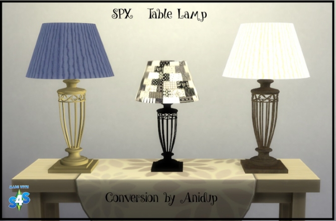 SPX Table Lamp by anidup at Blooming Rosy » Sims 4 Updates