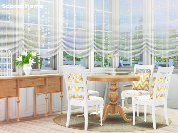 Sims 4 Scandi Home by Pralinesims at TSR