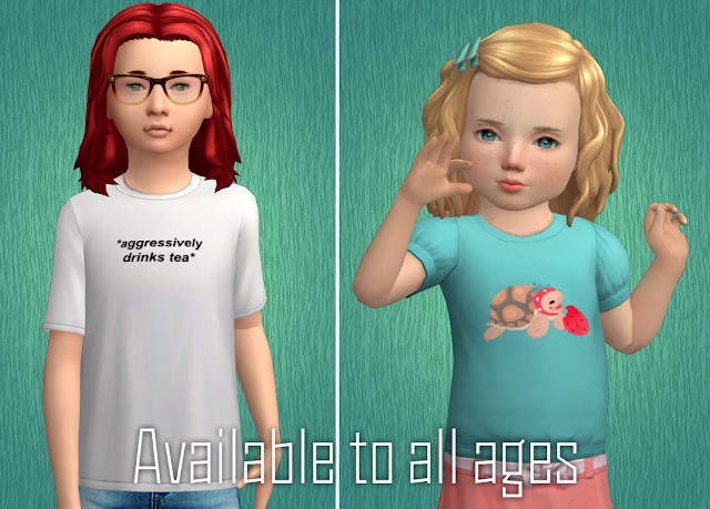 Sims 4 Acc Prints for T shirts Part 5 at Tukete