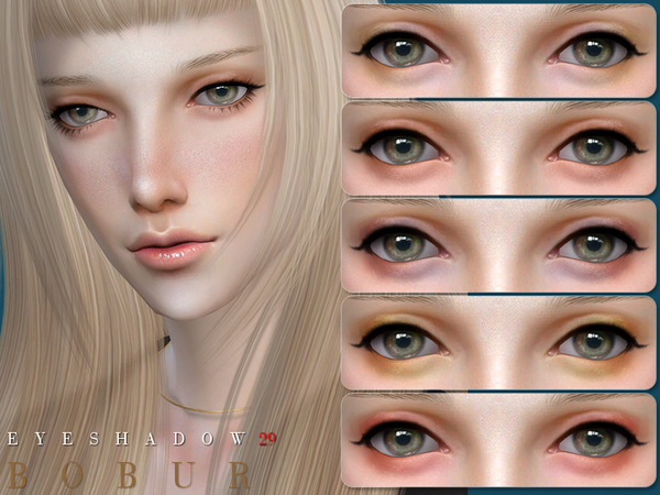 Sims 4 Eyeshadow 29 by Bobur3 at TSR