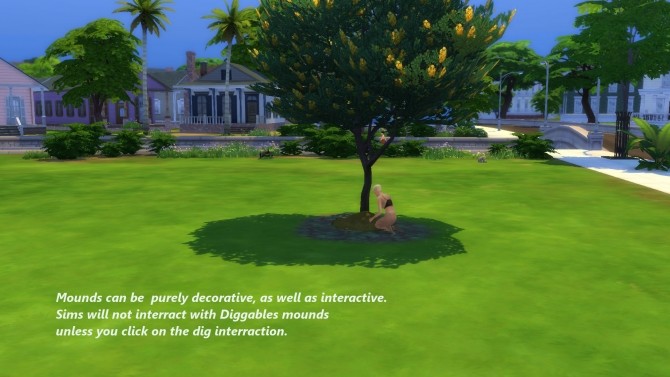 Sims 4 Diggables Interactive Terrain Mounds by Snowhaze at Mod The Sims
