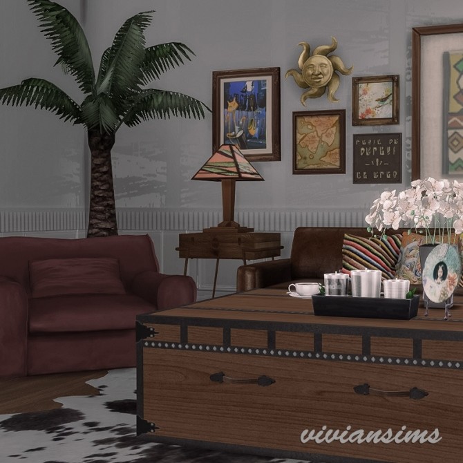 Sims 4 Industrial Set at Viviansims Studio