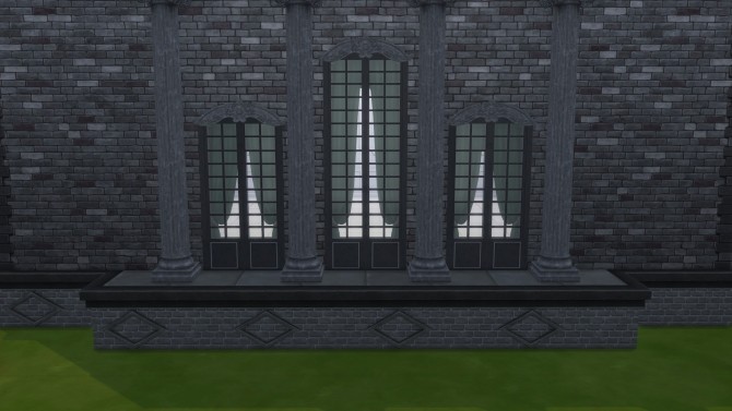 Sims 4 Dark Lux Curtains & Windows by TheJim07 at Mod The Sims