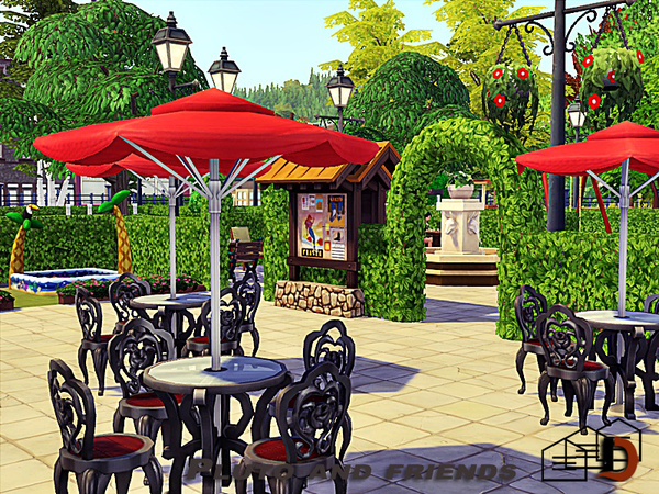 Sims 4 Pluto and friends park by Danuta720 at TSR