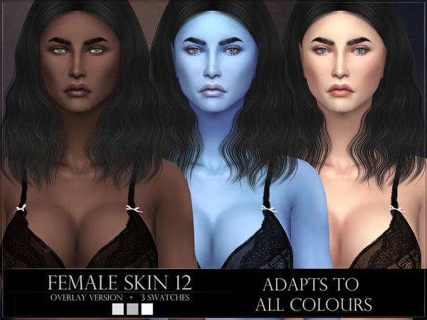 Sims 4 Female skin 12 OVERLAY by RemusSirion at TSR
